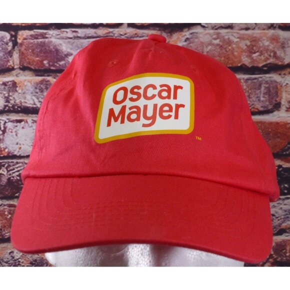 Oscar Mayer Red Baseball Cap Adjustable Fit By Hit Wear - Picture 1 of 6